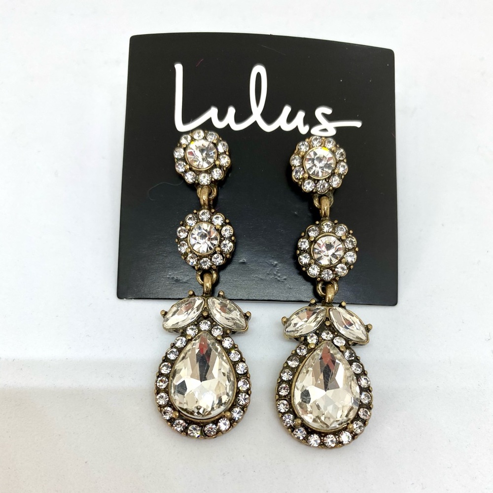 Lulus Teardrop Earrings